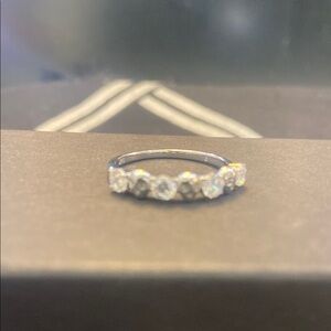 Sterling Silver Diamond Skull Ring